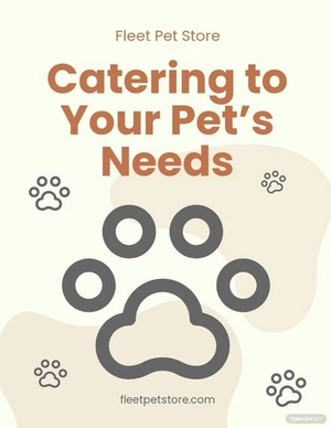 Pet Store Flyer Template