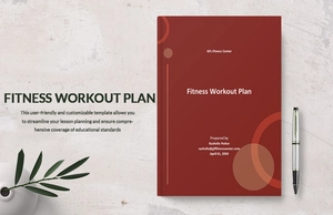 Fitness Workout Plan Template