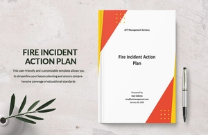 Fire Incident Action Plan Template