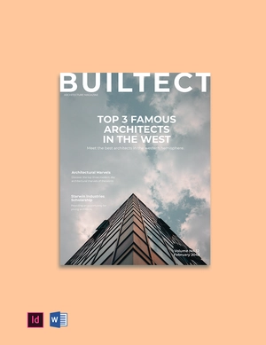 Building And Architecture Magazine Template