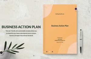 90 Day Business Action Plan Template