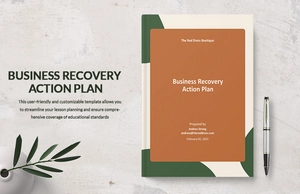 Business Recovery Action Plan Template