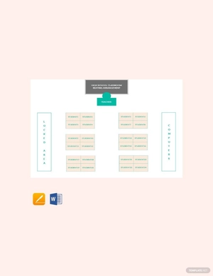 High School Classroom Seating Arrangements Template