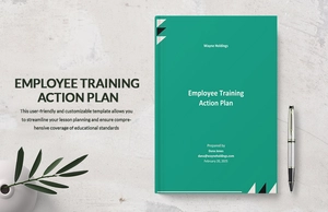 Employee Training Action Plan Template