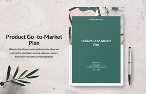 Product Go-to-Market Plan Template