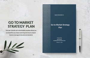 Go-to-Market Strategy Plan Template