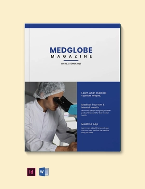 Medical Tourism Magazine Template