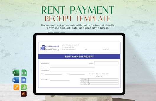 Rent Payment Receipt Template