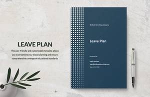 Leave Plan Template