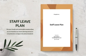 Staff Leave Plan Template