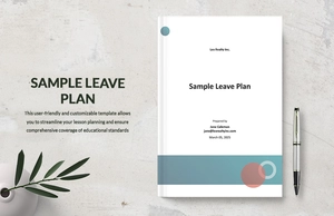 Sample Leave Plan Template