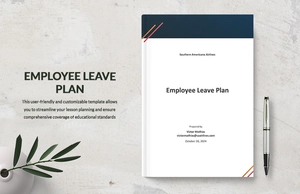 Employee Leave Plan Template