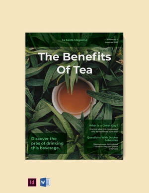 Health Magazine Design Template