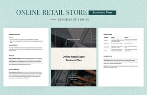 Online Retail Store Business Plan Template