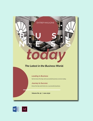 Basic Business Magazine Template