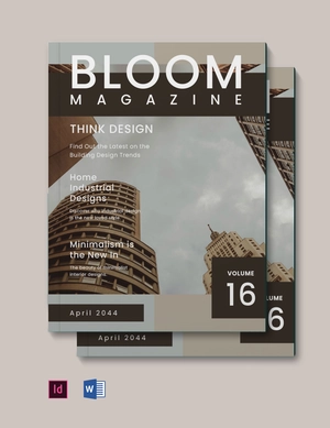 Design Magazine Template