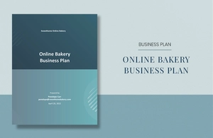 Online Bakery Business Plan Template