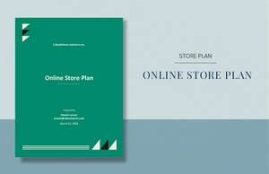 Online Store Plan Template