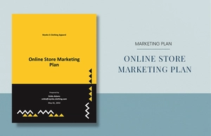 Online Store Marketing Plan Template