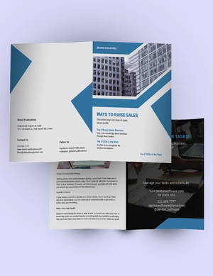 Business Magazine Design Template