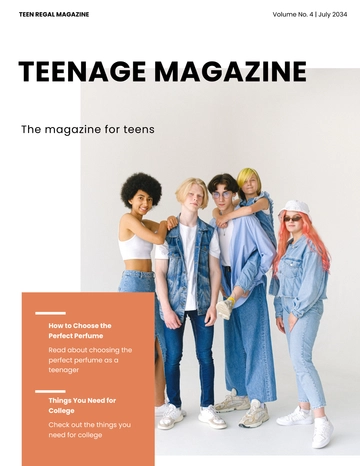 Free Blank Magazine Template to Edit Online