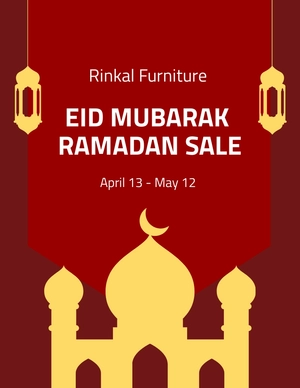 Ramadan Sale Flyer Template