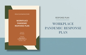 Workplace Pandemic Response Plan Template