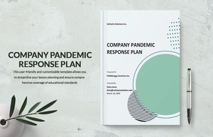Company Pandemic Response Plan Template