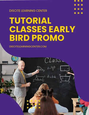 Tutoring Promo Flyer Template