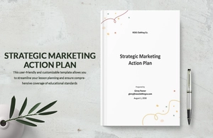 Strategic Marketing Action Plan Template