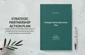 Strategic Partnership Action Plan Template