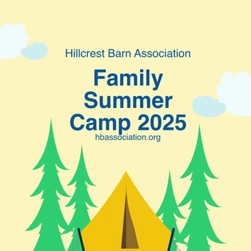 Free Summer Camp Instagram Post Template to Edit Online