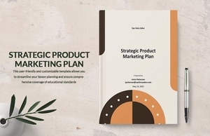 Strategic Product Marketing Plan Template