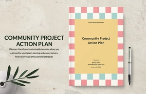 Community Project Action Plan Template
