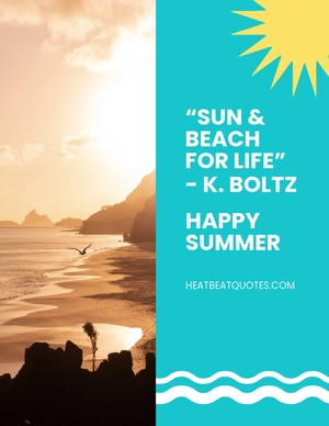 Summer Quote Flyer Template
