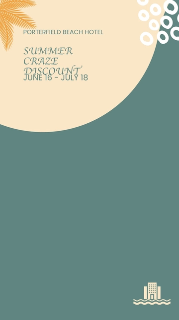 Free Summer Discount Snapchat Geofilter Template to Edit Online