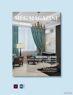 Blank Product Magazine Template