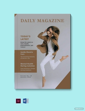 Blank News Magazine Template