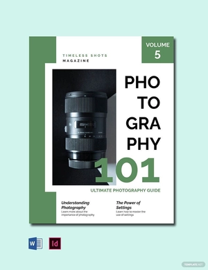 Minimalist Photography Magazine Template