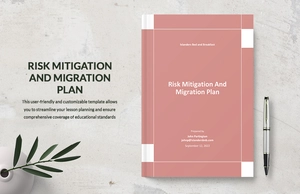 Risk Mitigation And Migration Plan Template