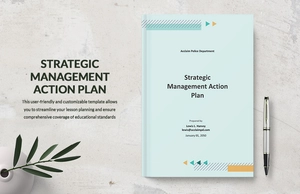 Strategic Management Action Plan Template