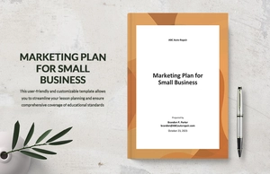 Simple Marketing Plan Template for Small Business