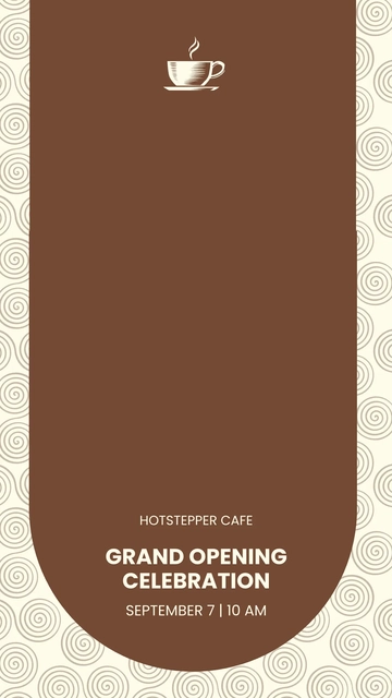 Free Grand Opening Announcement Snapchat Geofilter Template to Edit Online
