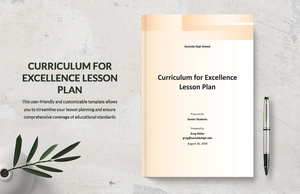 Curriculum for Excellence Lesson Plan Template Curriculum for Excellence Lesson Plan Template