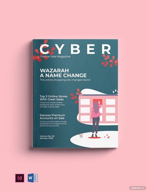Online Sales Magazine Template