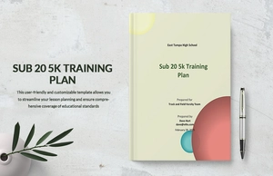 Sub 20 5k Training Plan Template
