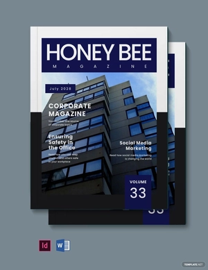 Textured Corporate Magazine Template