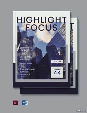 Corporate Style Magazine Template