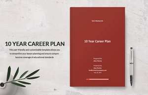10 Year Career Plan Template