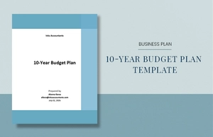 10 Year Budget Plan Template